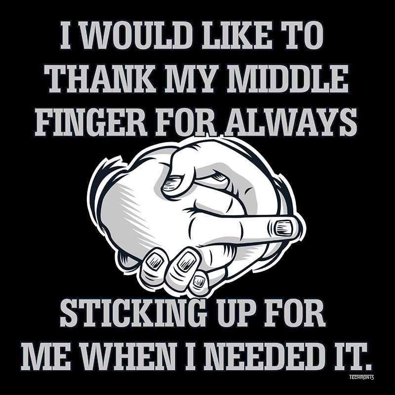 Thx Middle Finger